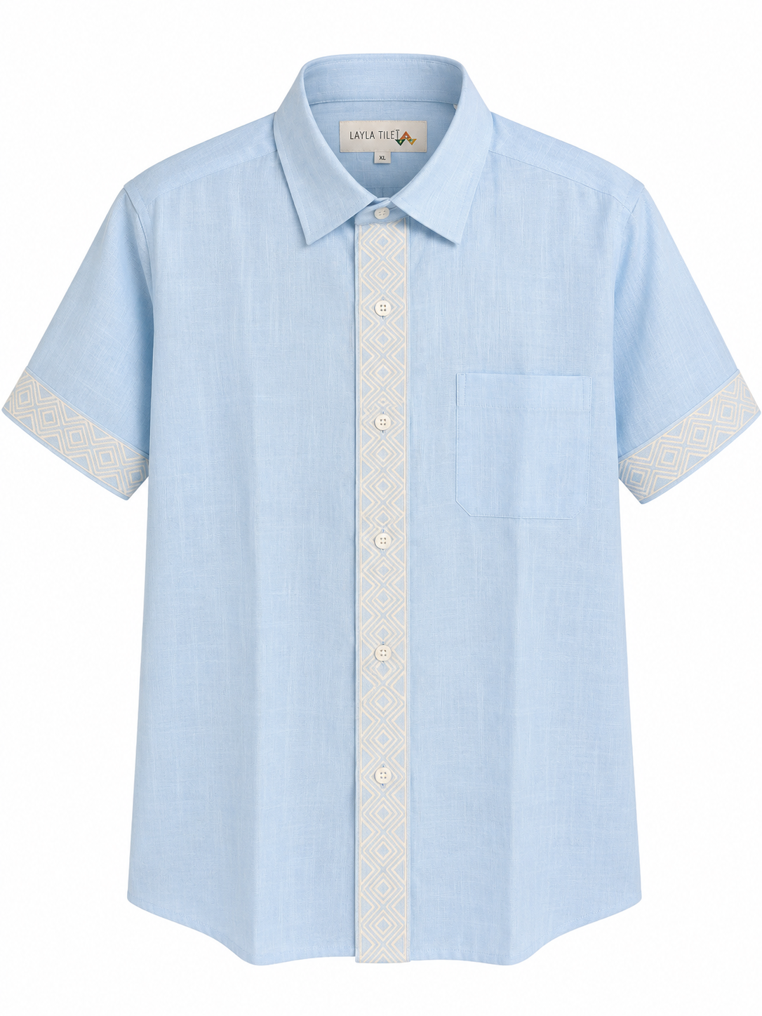 Short Sleeve Blue