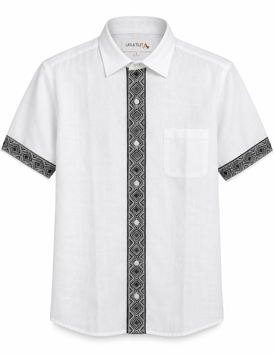 Short Sleeved White