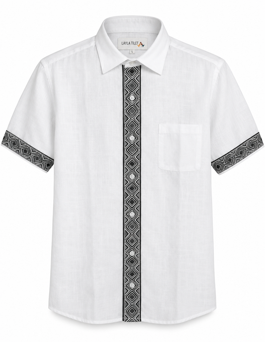 Short Sleeved White